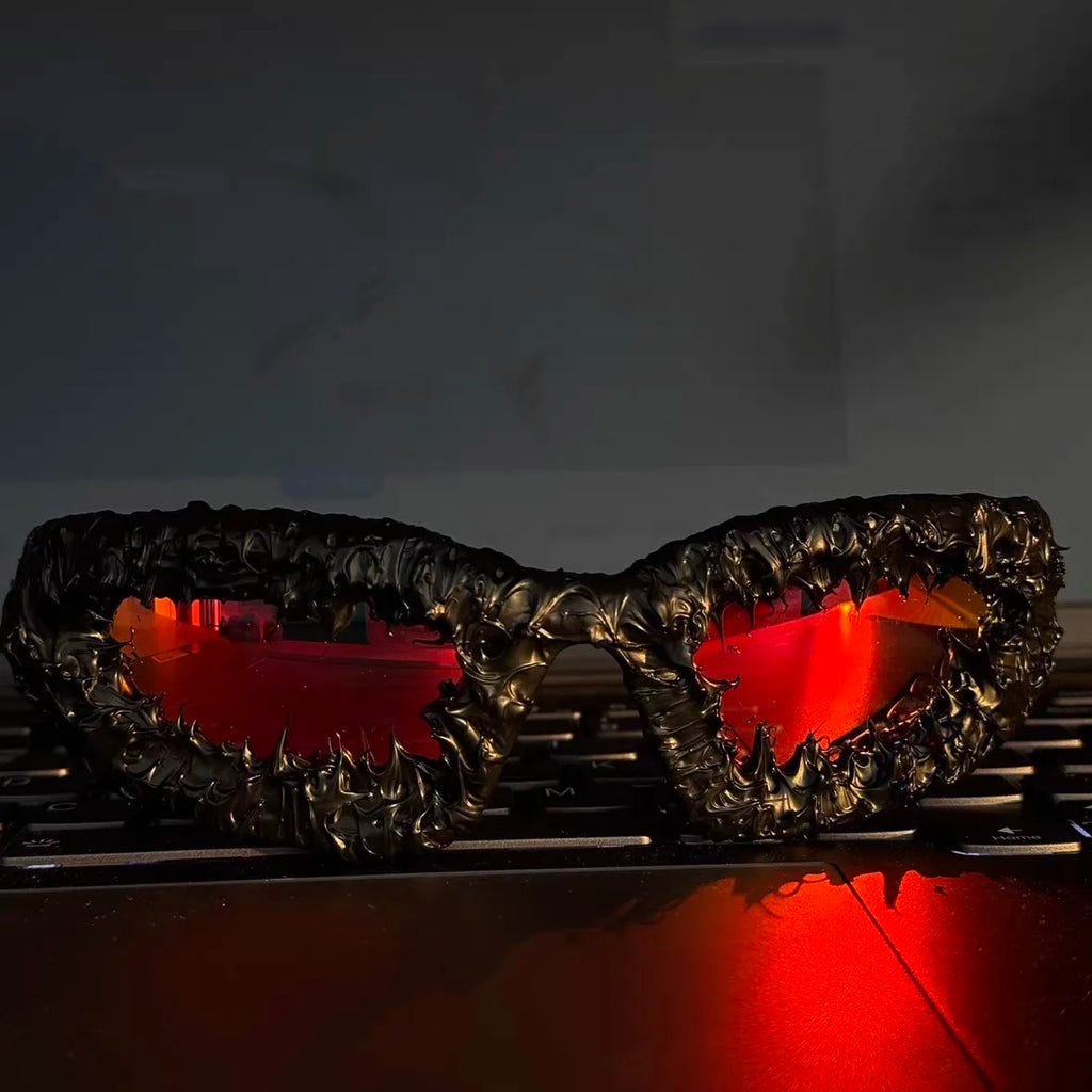 Hu bane Personality Punk Sunglasses men