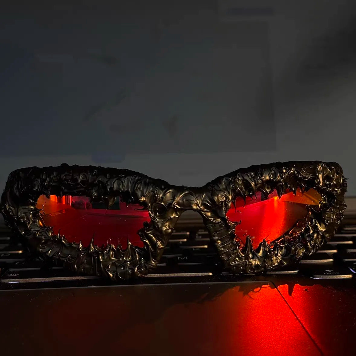 Hu bane Personality Punk Sunglasses men