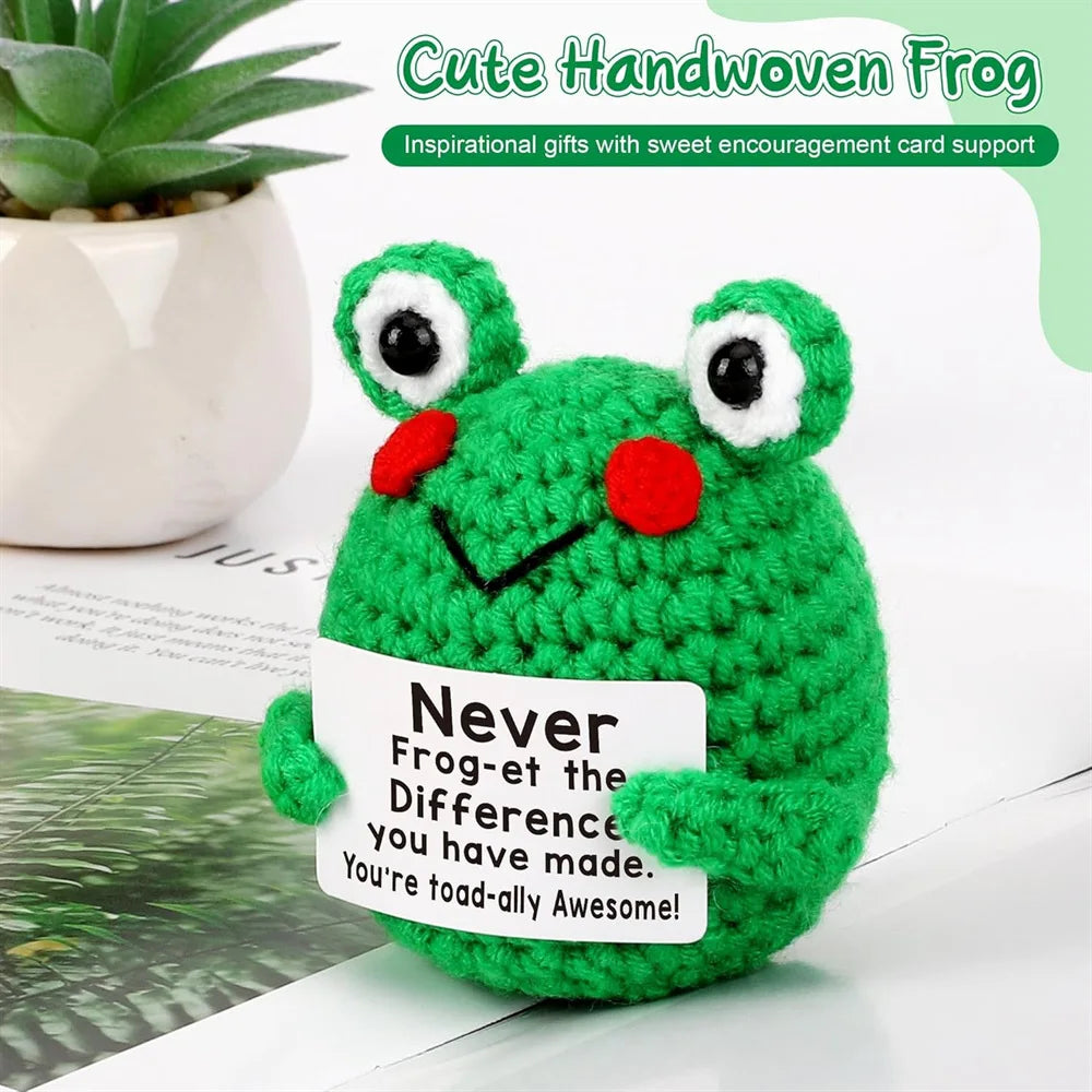 Handmade Mini Doll Funny Wool Gift for Friends or Lover Emotional Support Plant
