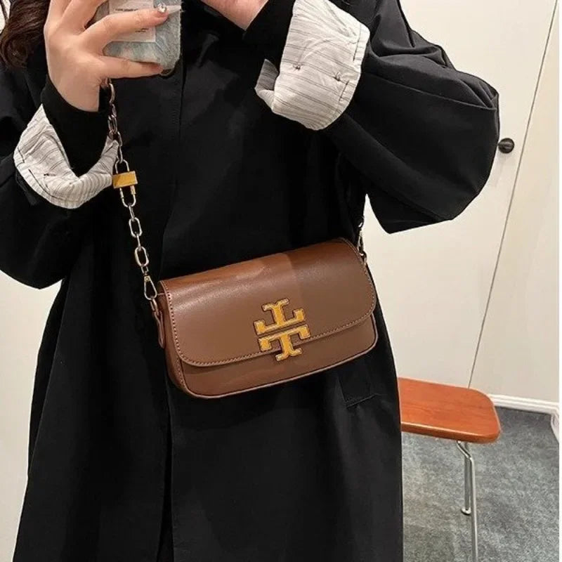 Women's Leather Crossbody Luxury Vintage Bag