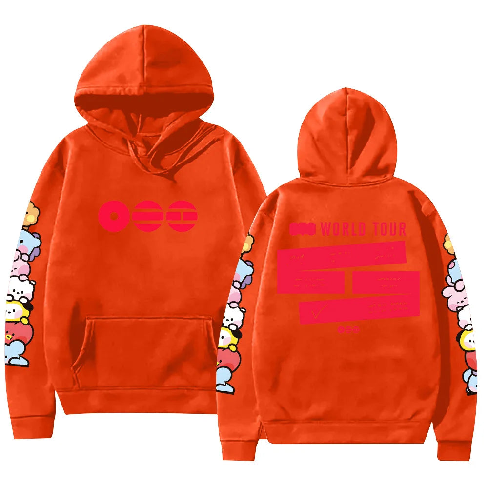 A-Arirang Album Tour Graphic Print Hoodies Pop Fans Gifts