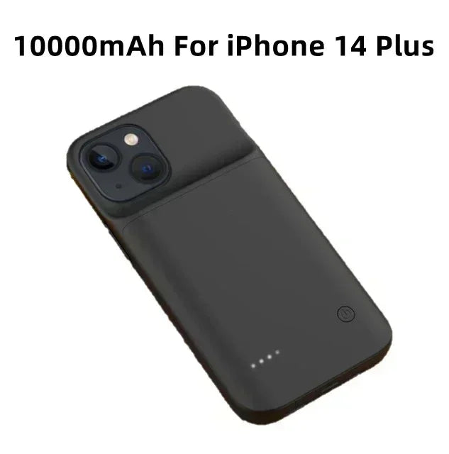 Battery Case for I-phone 12 11 14 13 15 16 Pro Max Mini Power Bank Charger Cover