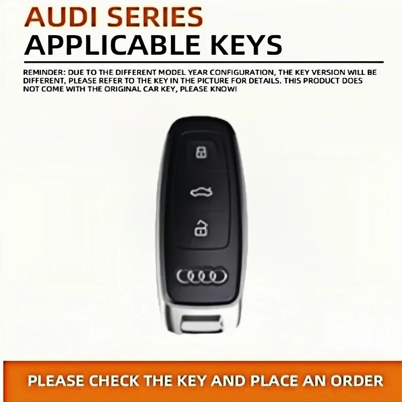 Fit for Audi Key Bag Ring Buckle Cover Case