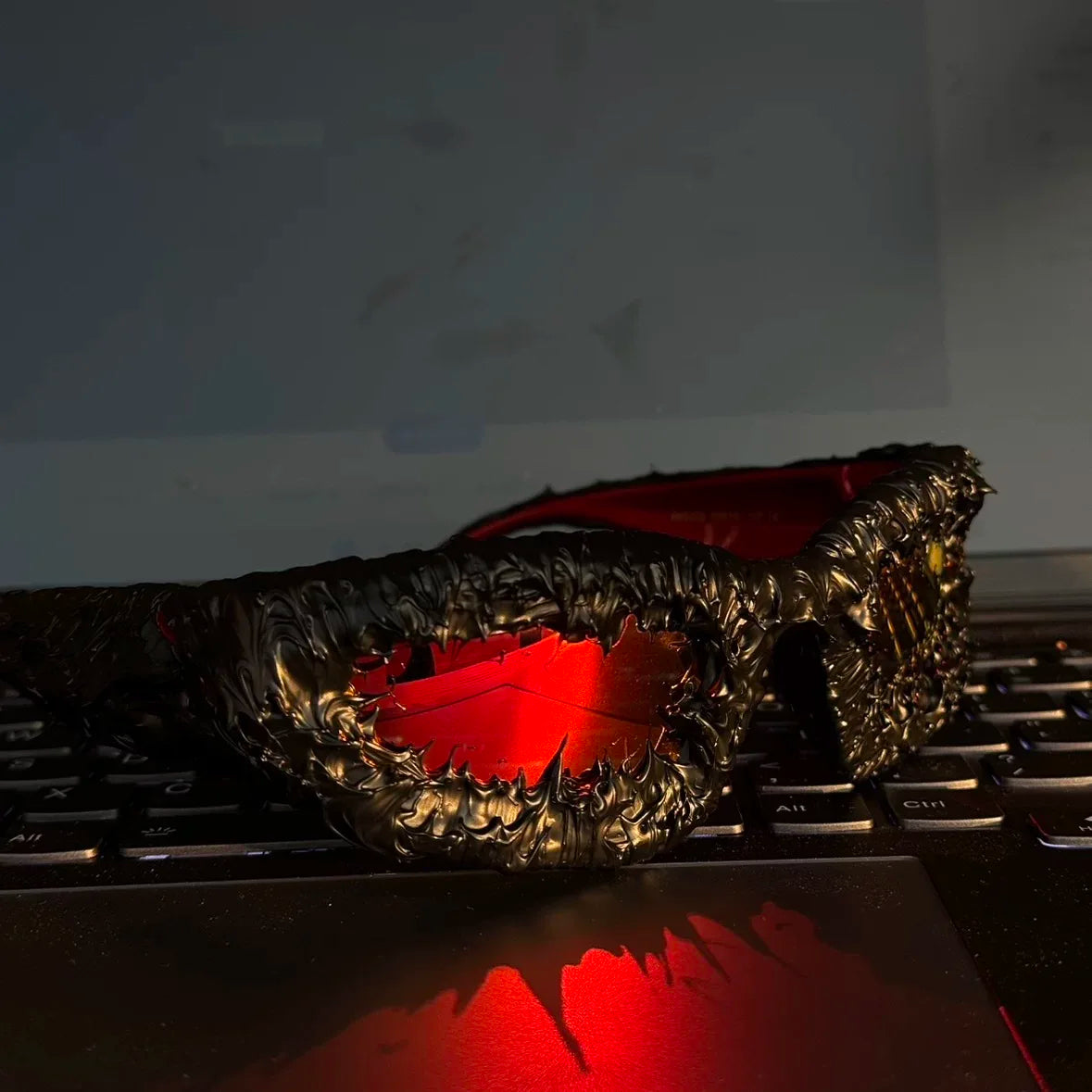 Hu bane Personality Punk Sunglasses men