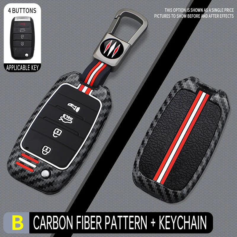 Car Key Case Cover Shell For Kia Carens Ceed