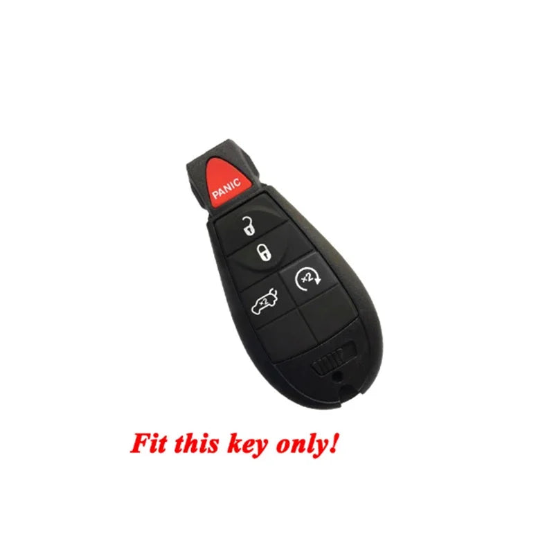 ZAD Silicone Car Key Cover Case for Jeep Grand Cherokee