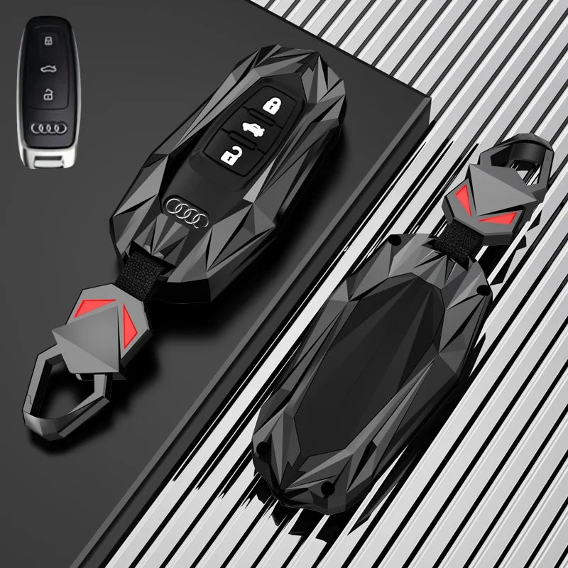 Fit for Audi Key Bag Ring Buckle Cover Case