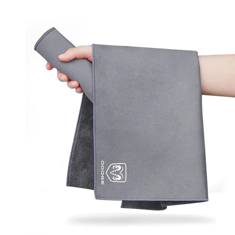 1Pcs Car High-end Microfiber Towel Car Wash Towel Detailing Cleaning Cloth For Dodge Ram 3500 4000 1500 2500 4500 Challenger