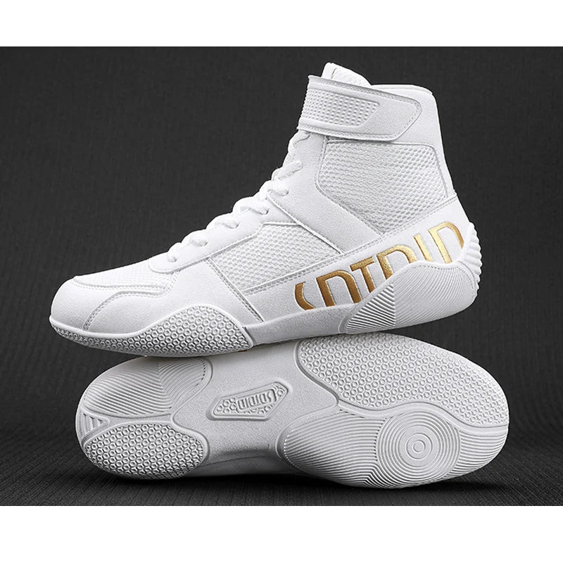 Men's Large Wrestling Shoes Mesh Breathable Boxing Shoes Anti Slip Wear Resistant Sneaker