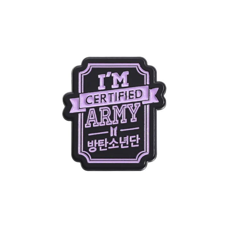 Korean Singer Group Enamel Pins Cartoon Funny Creative Brooches Metal Decorative Lapel Badge Jewelry Pin for Fans Friends