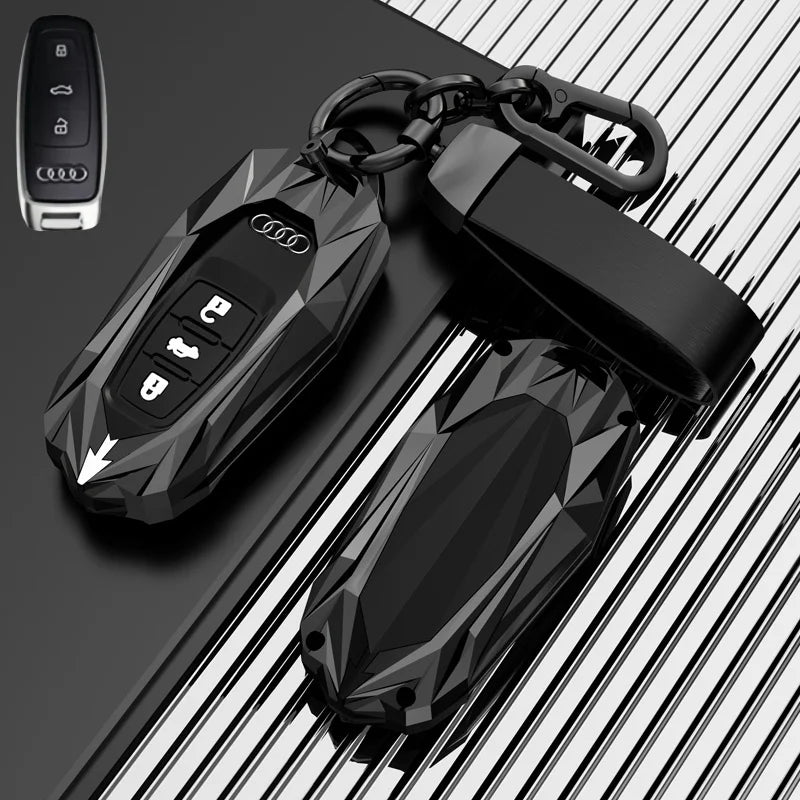 Fit for Audi Key Bag Ring Buckle Cover Case