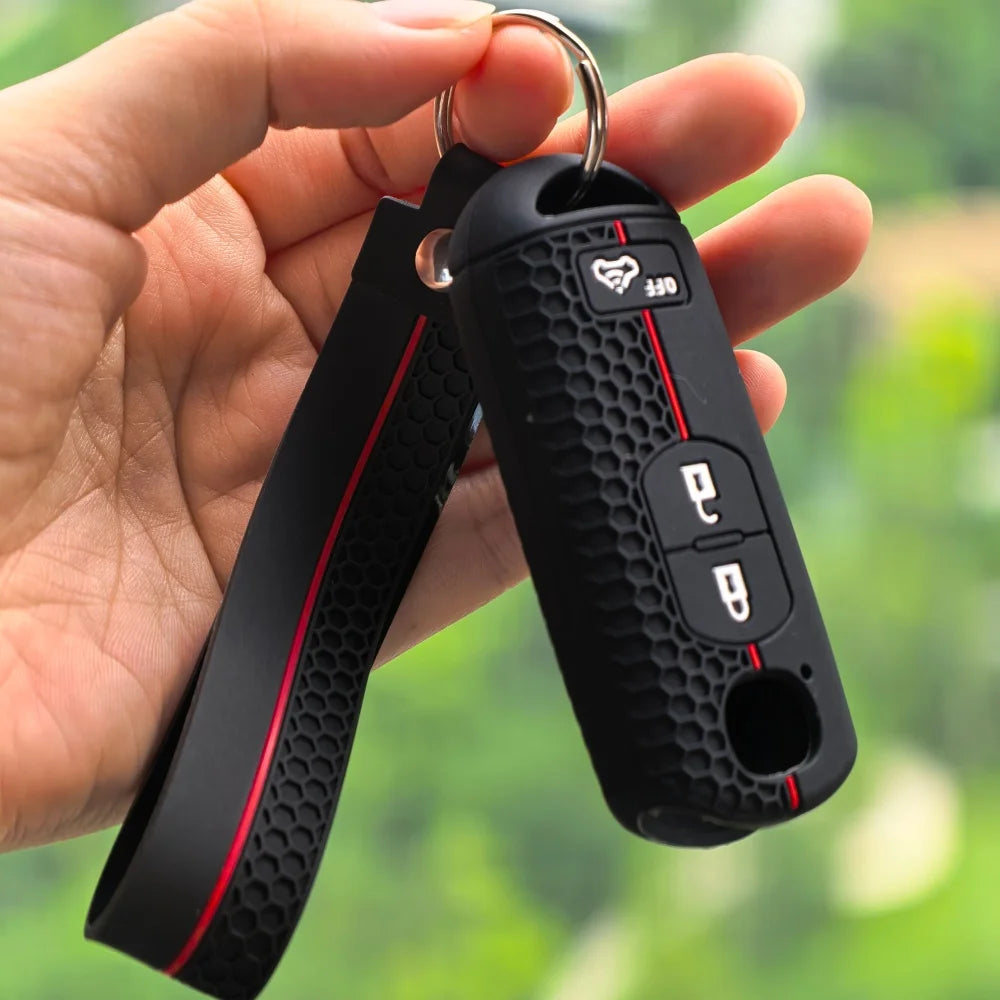 Keychain Silicone Car Key Cover Key Case for Mazda