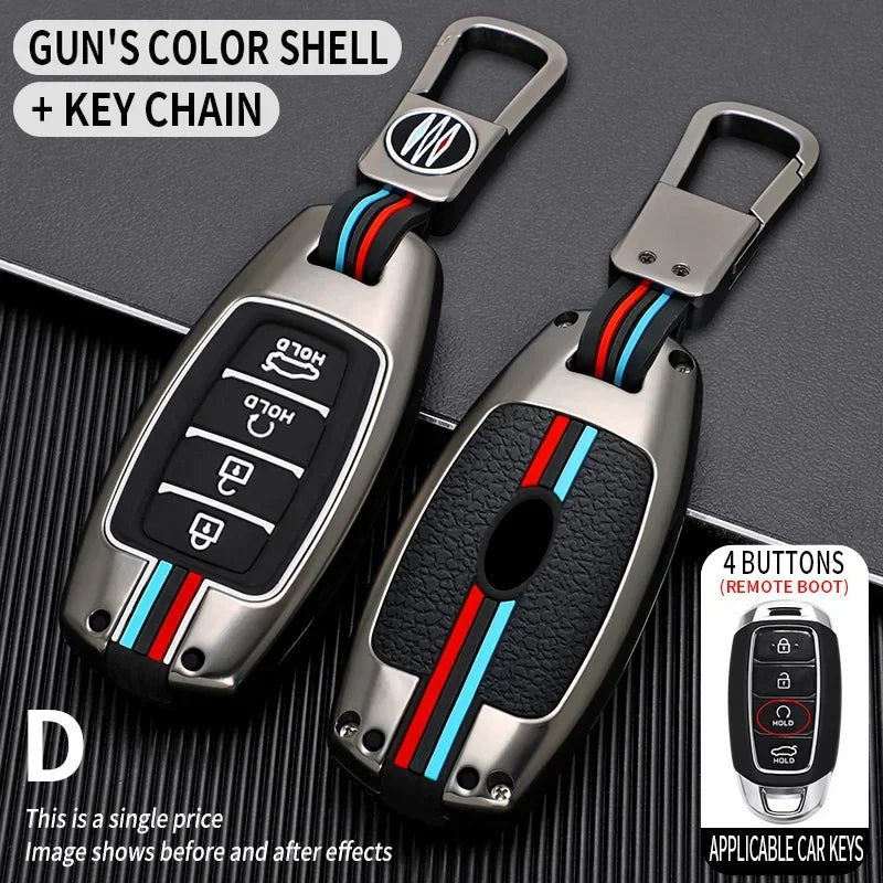 Car Key Case Shell Fob For Hyundai Palisade Grande