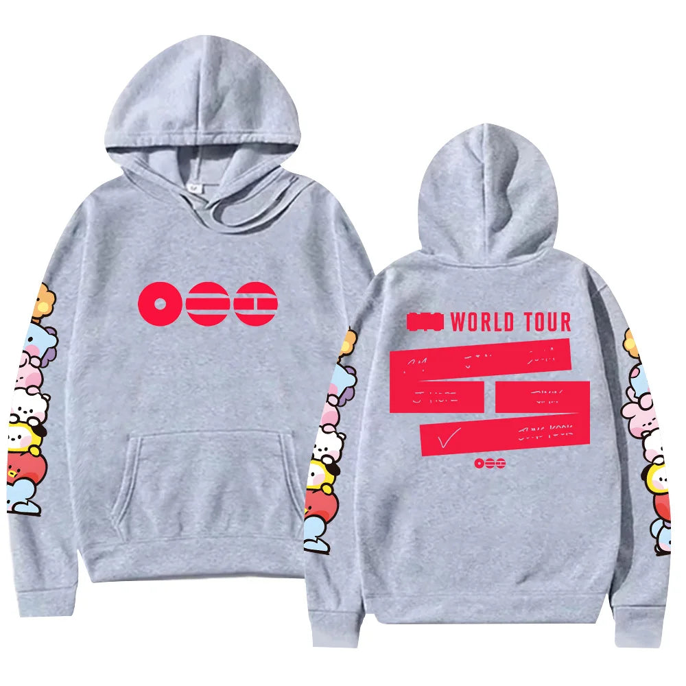 A-Arirang Album Tour Graphic Print Hoodies Pop Fans Gifts