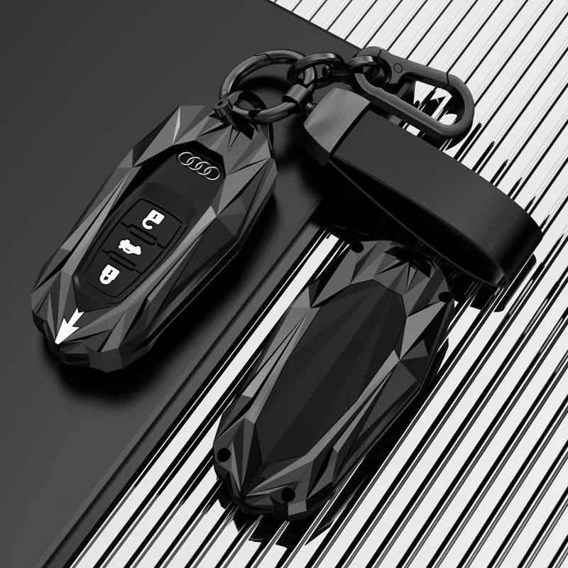 Fit for Audi Key Bag Ring Buckle Cover Case