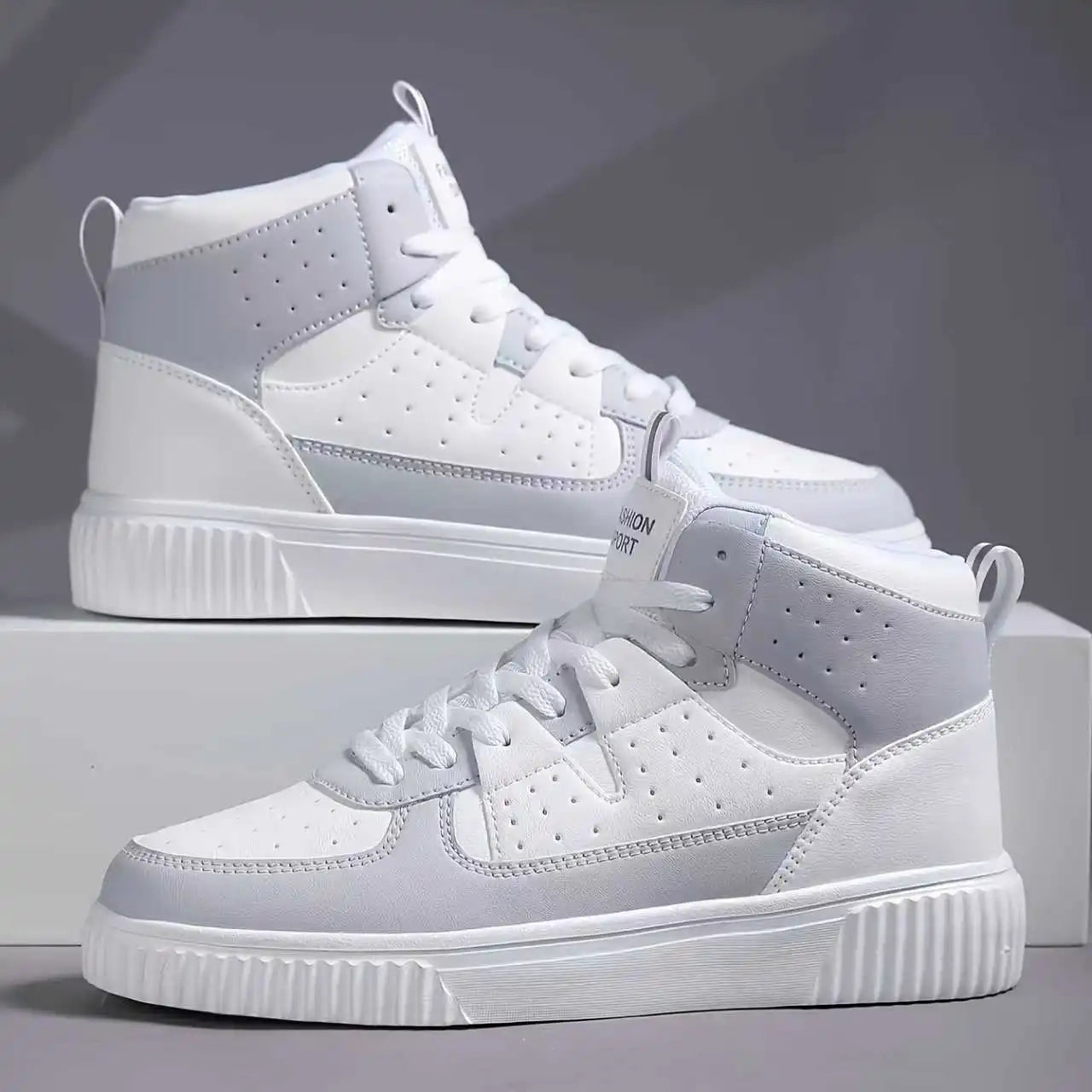 Fashionable Casual Women's Sport Shoes Breathable round Toe Flat Heel