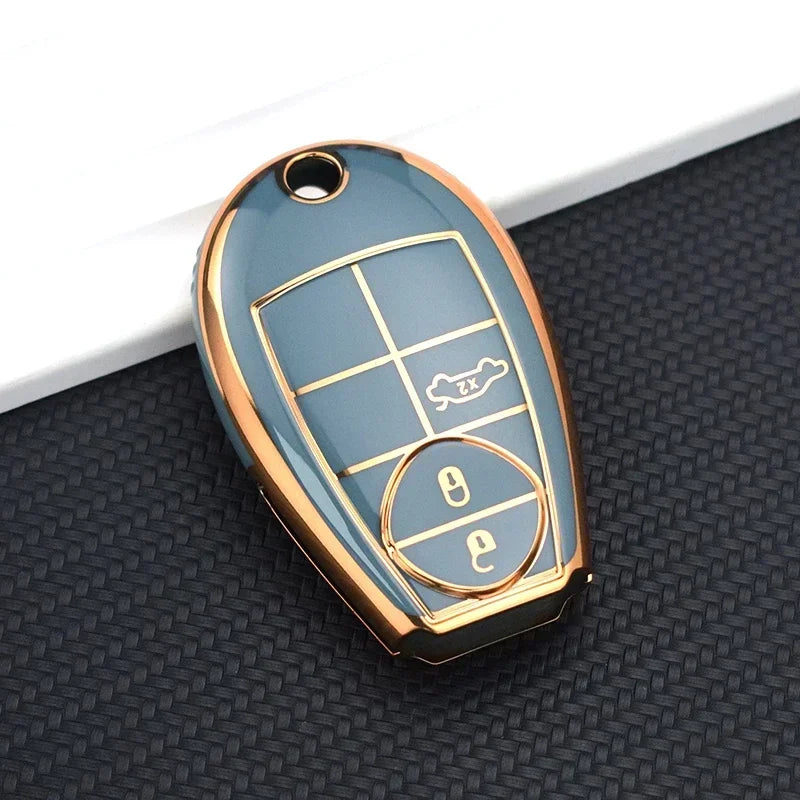 Soft TPU Car Key Cover Case Car Styling Protector For Chrysler Jeep