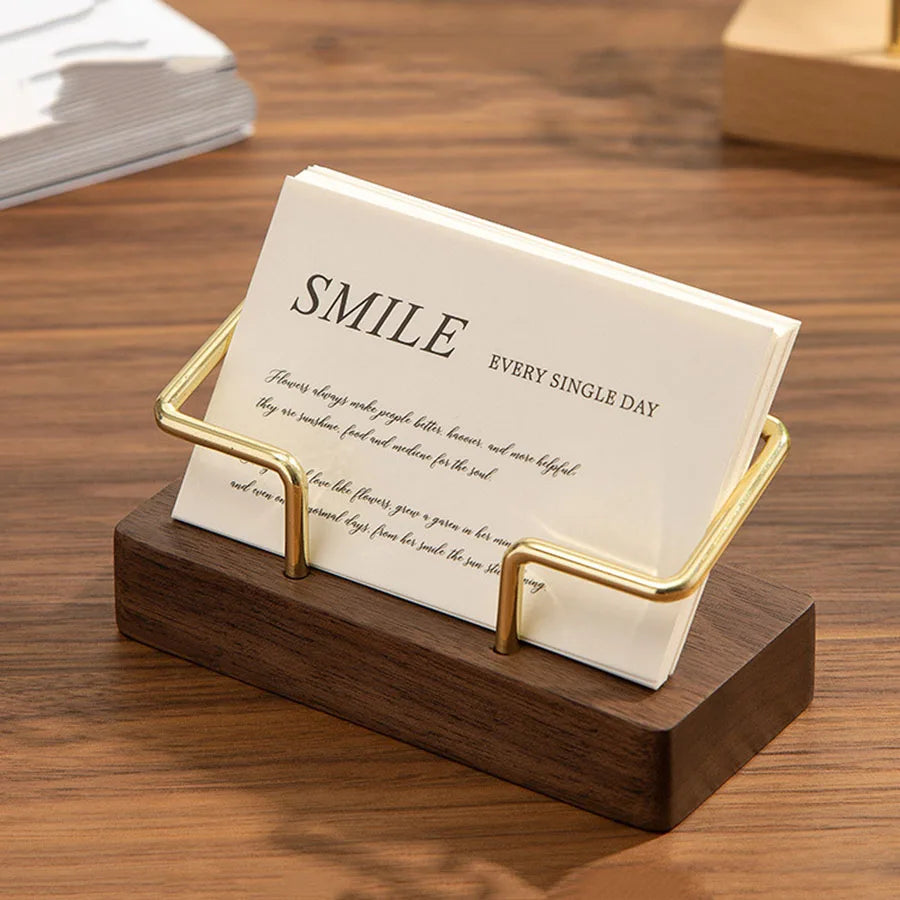 Business Card Holder Organizer Office Desk