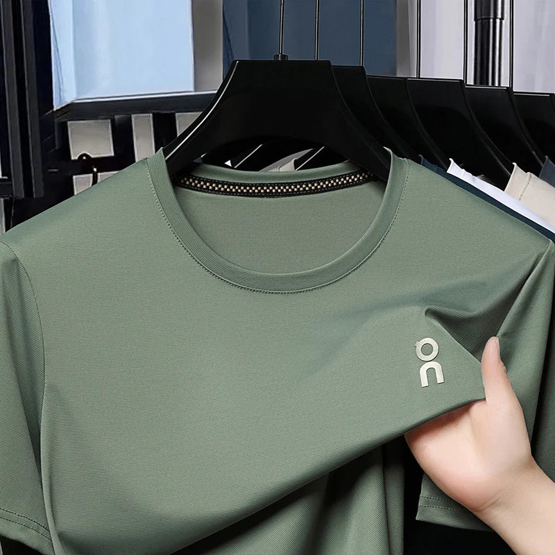 OK T-shirt Men's Round Neck Short Sleeve