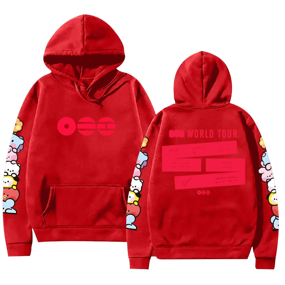 A-Arirang Album Tour Graphic Print Hoodies Pop Fans Gifts