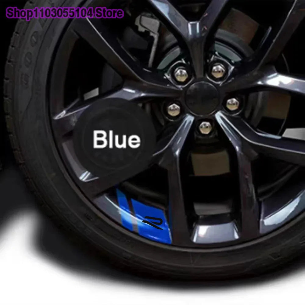 6pcs Reflective Car Wheel Rim Sticker for Volkswagen