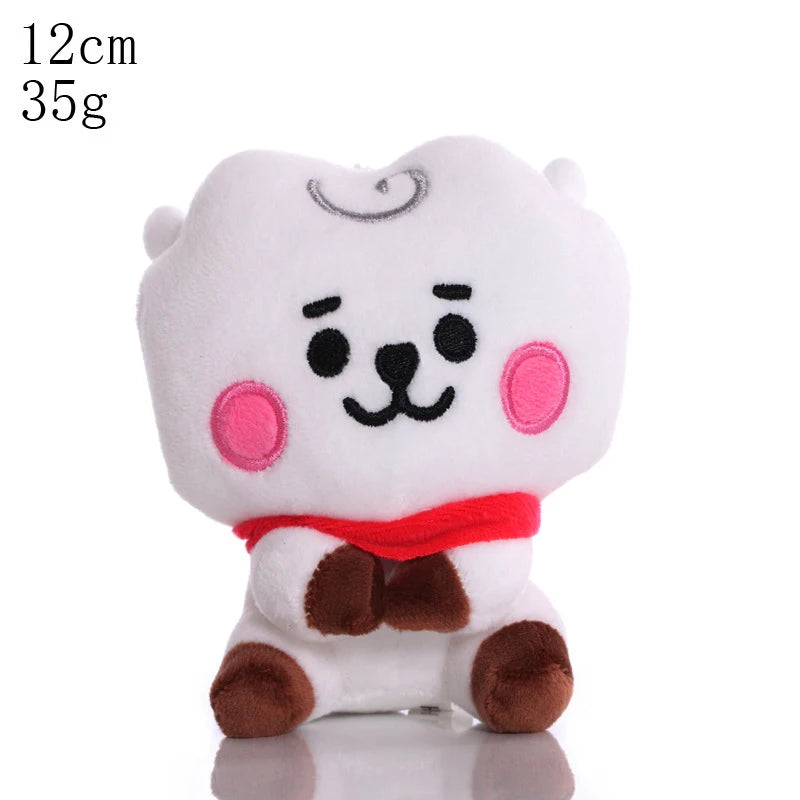 Cute  animal Cartoons Baby Pendant Plush keychain Toys