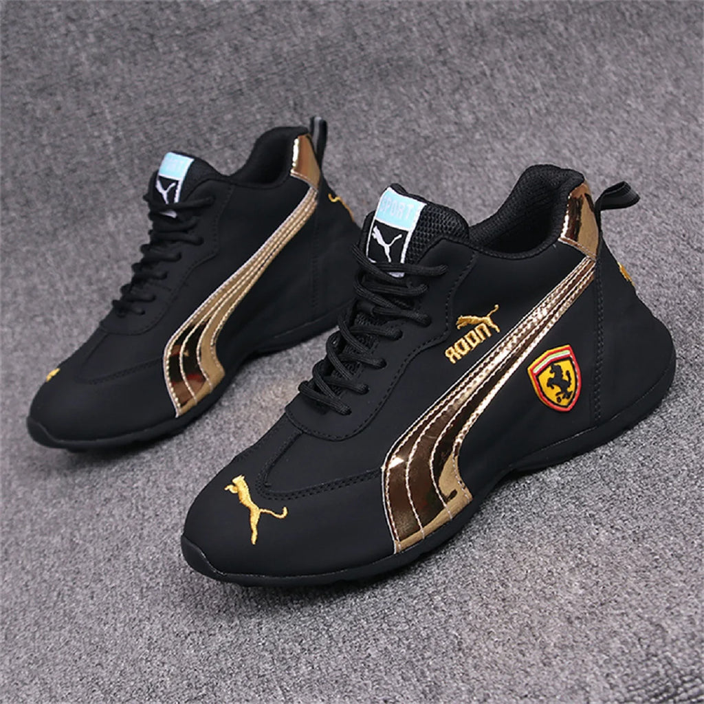Men's leather surface casual shoes