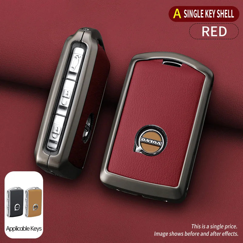 Zine Alloy Car Key Case Shell Cover For Volvo XC60 Protection Accessory