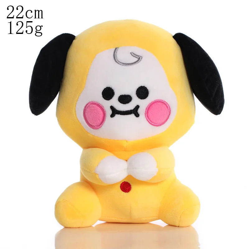 Cute  animal Cartoons Baby Pendant Plush keychain Toys