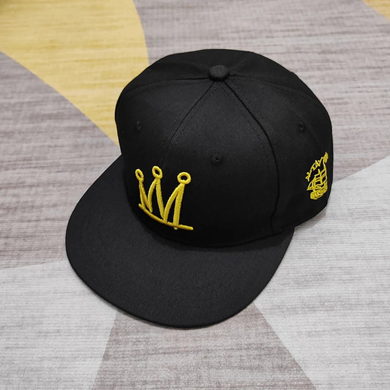 Funky Men's Letter Embroidery Tide All-match Flat Brim Baseball Cap Hip-hop Hat