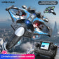 Airplane 2.4G WIFI RC Fighter Stunt Tumbling Helicopter with LED Colored Lights Airplane