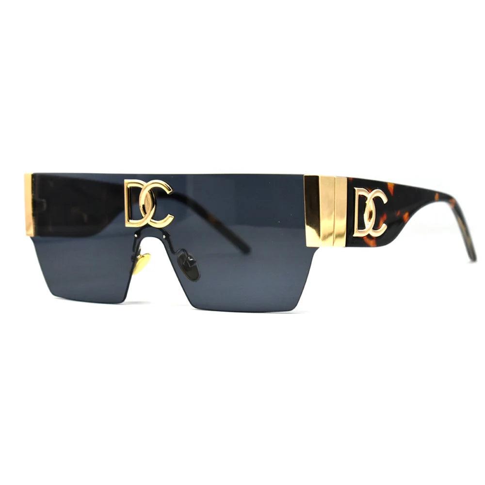 Vintage Luxury Square Rimless Sunglasses