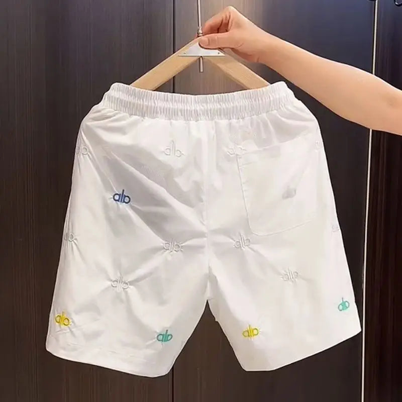 Alo Fashionable Casual Loose Beach Men's Shorts