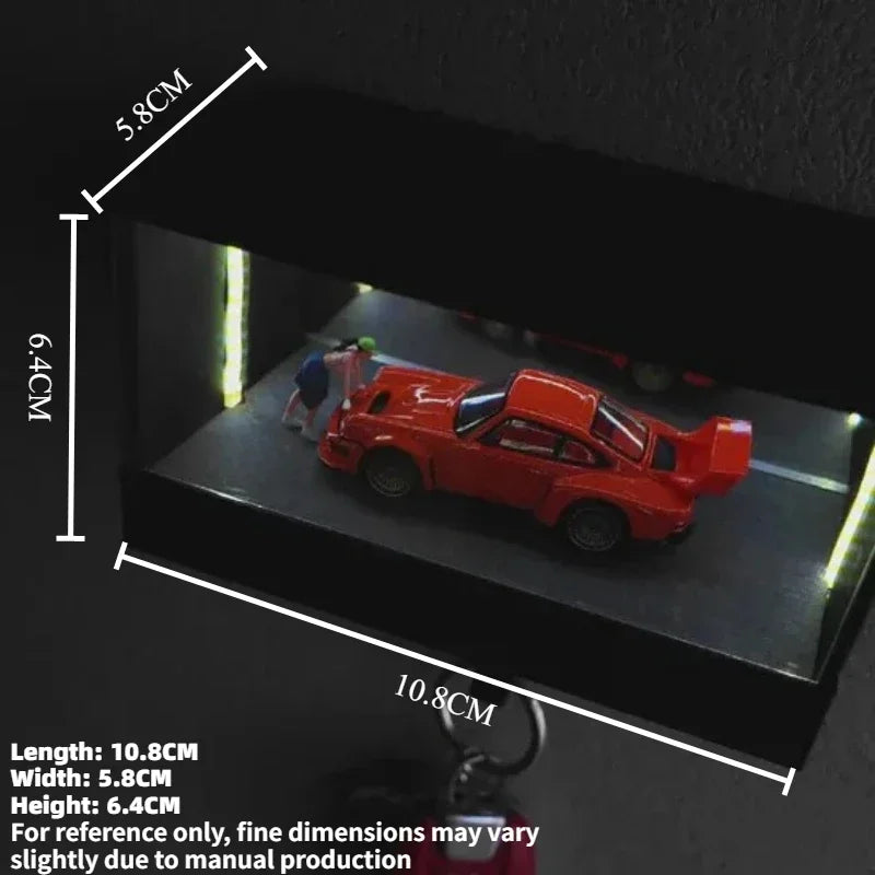 3D Printed Car Key Holder Wall Mount Key Organizer with Infinity LED