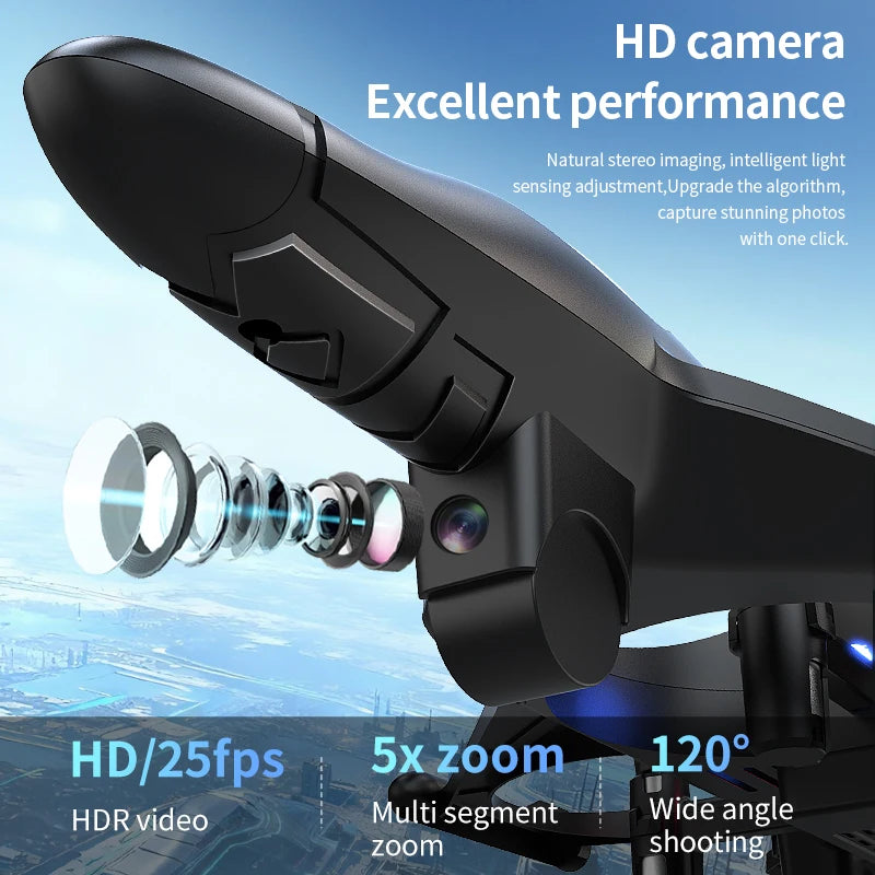 Airplane 2.4G WIFI RC Fighter Stunt Tumbling Helicopter with LED Colored Lights Airplane