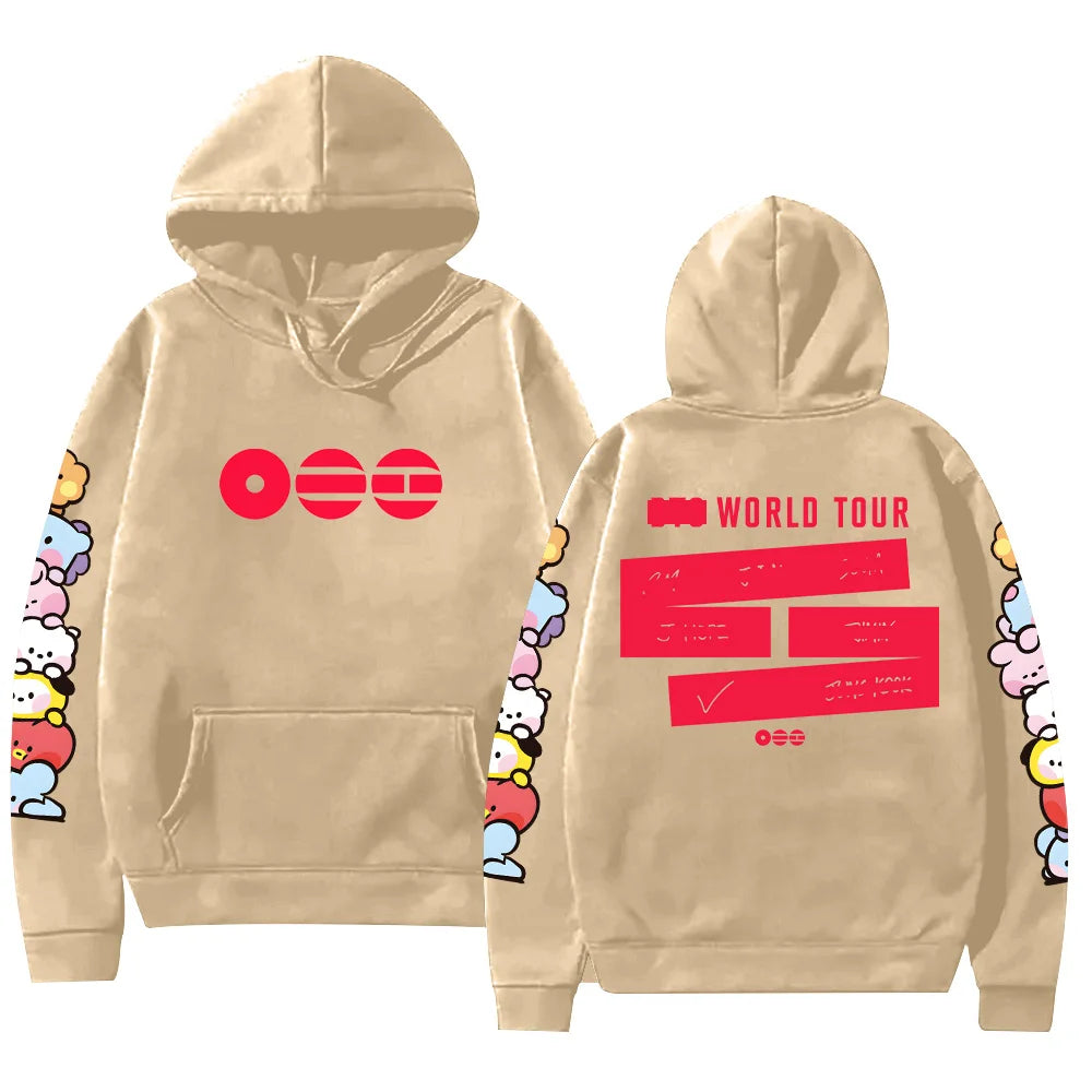 A-Arirang Album Tour Graphic Print Hoodies Pop Fans Gifts