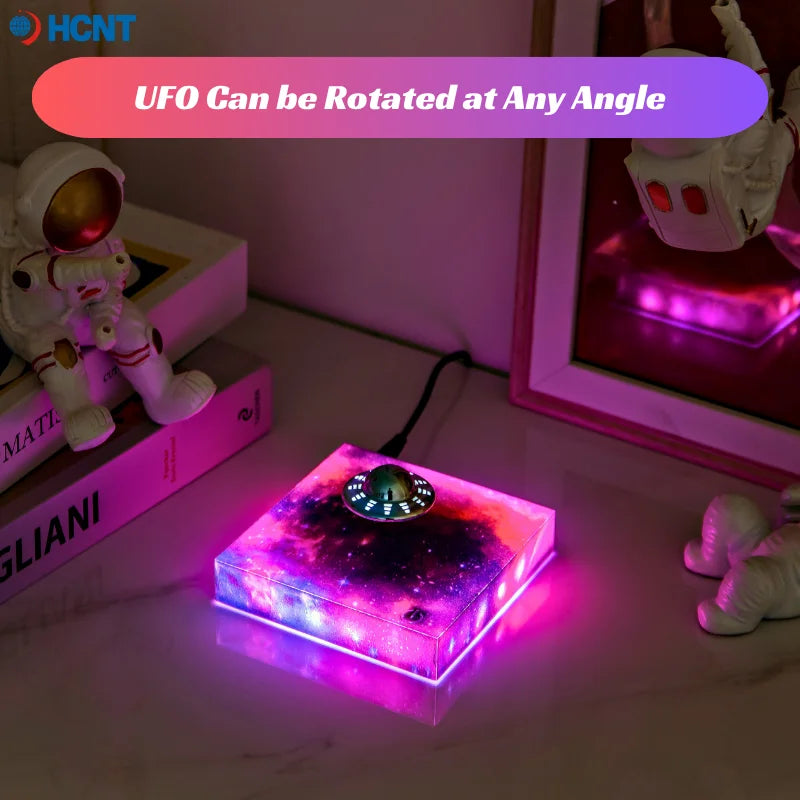 Levitating UFO Lamp Floating RGB Galaxy Light