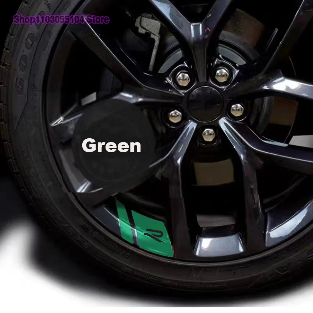 6pcs Reflective Car Wheel Rim Sticker for Volkswagen