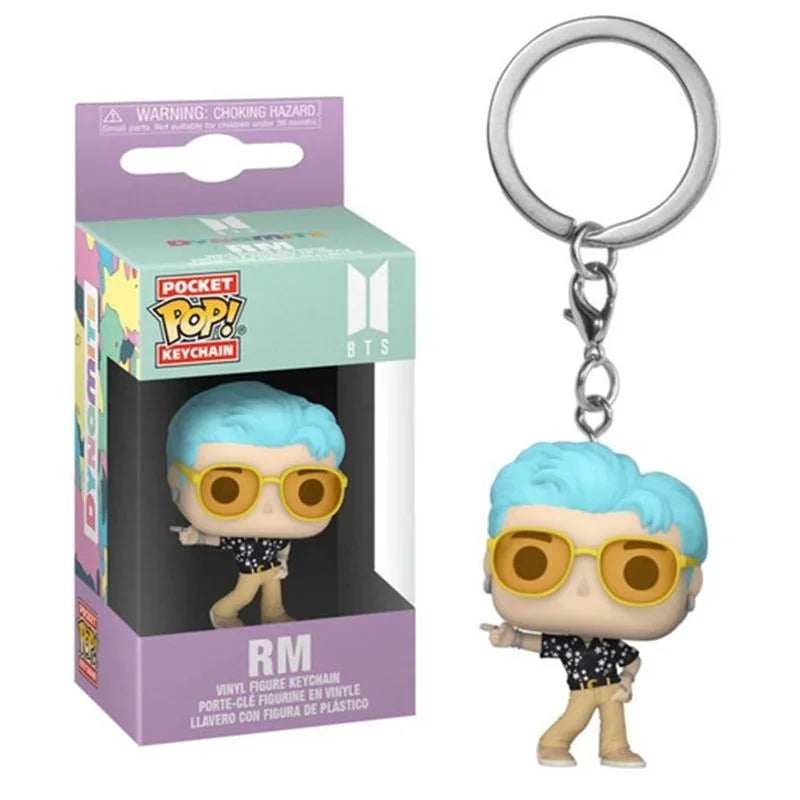 Funko POP Pocket Keychain Toy Men's Team RM SUGA JUNG KOOK JIMIN Jin V J-HOPE