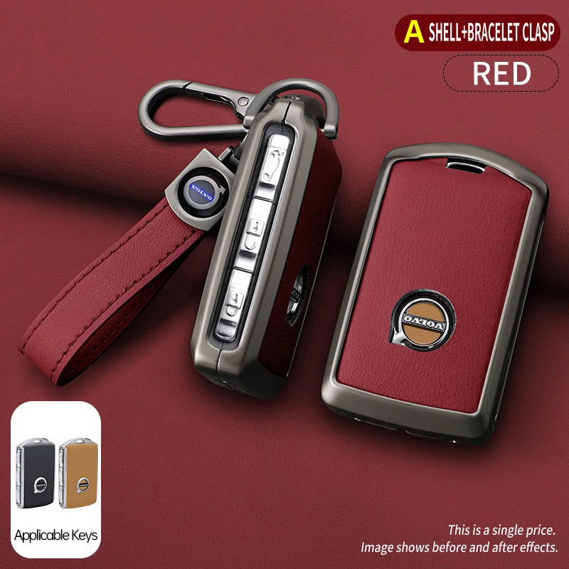 Zine Alloy Car Key Case Shell Cover For Volvo XC60 Protection Accessory
