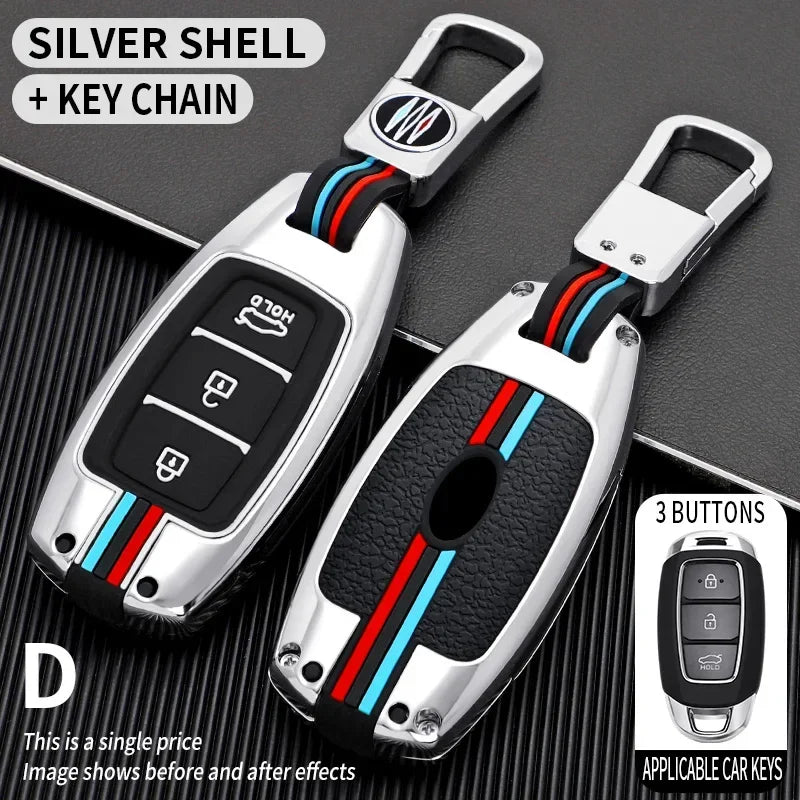 Car Key Case Shell Fob For Hyundai Palisade Grande
