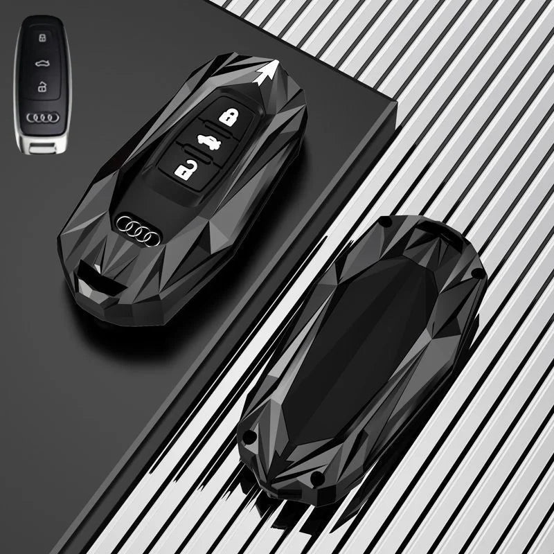 Fit for Audi Key Bag Ring Buckle Cover Case