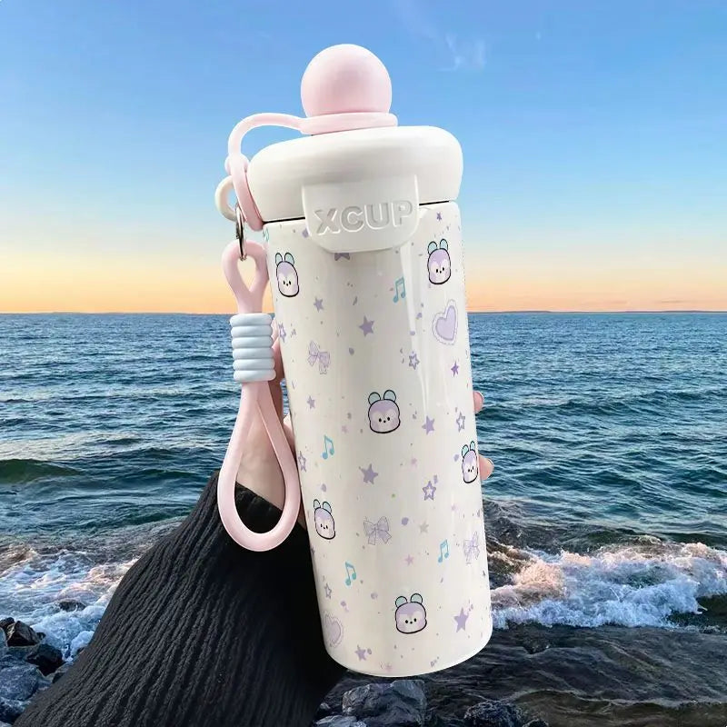 Cute Cartoon Bt21 600Ml Large Capacity Insulated