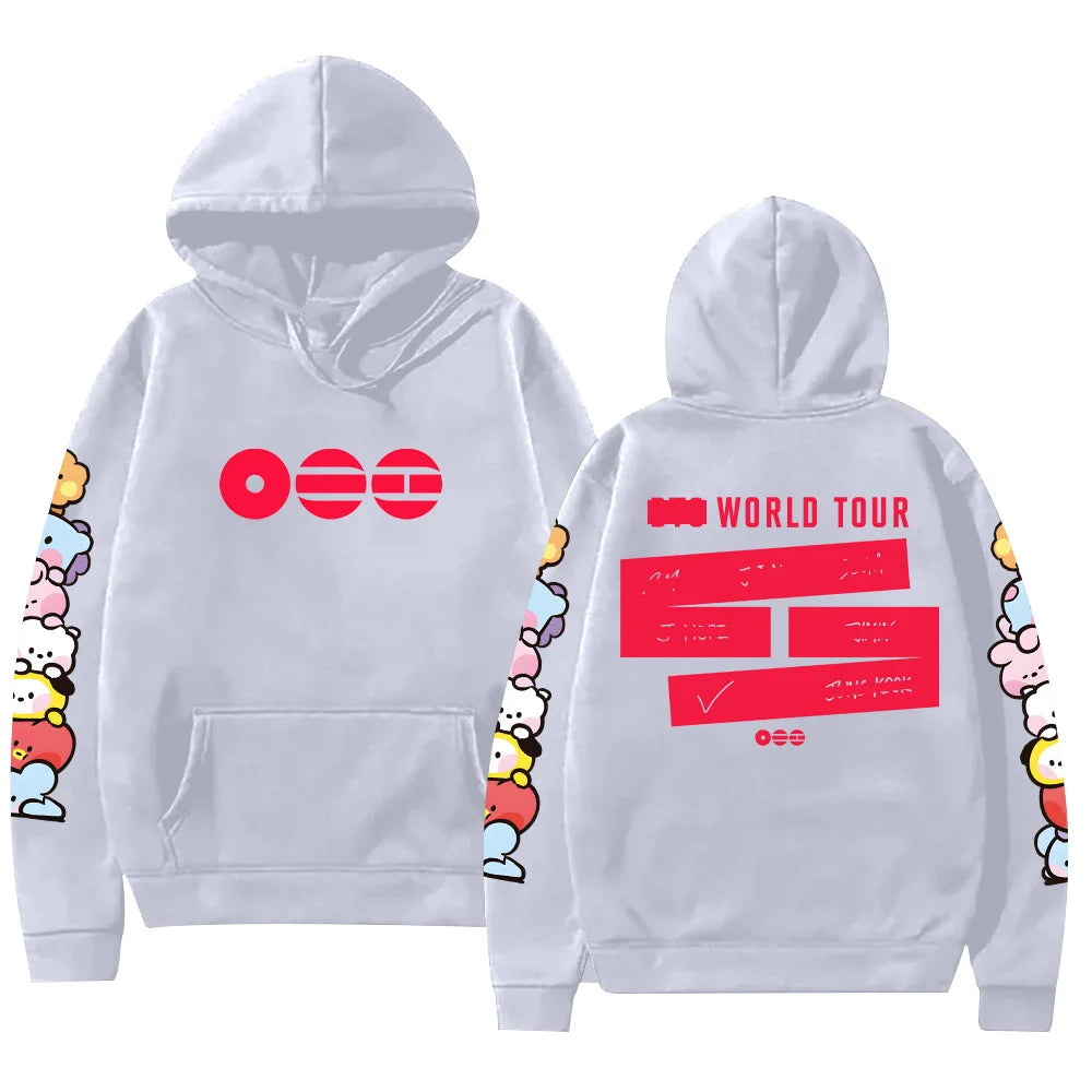 A-Arirang Album Tour Graphic Print Hoodies Pop Fans Gifts