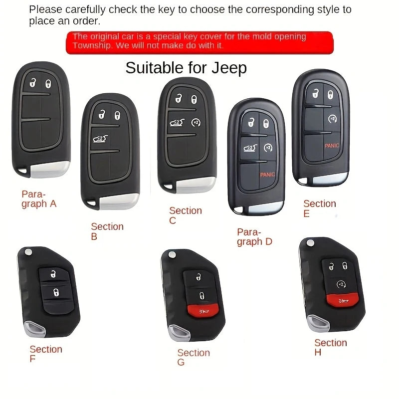 3 5 Buttons Remote Key Cover Case for Jeep Grand