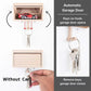 Car Garage Key Holder With Opening Door Wall Hanging Key Holder