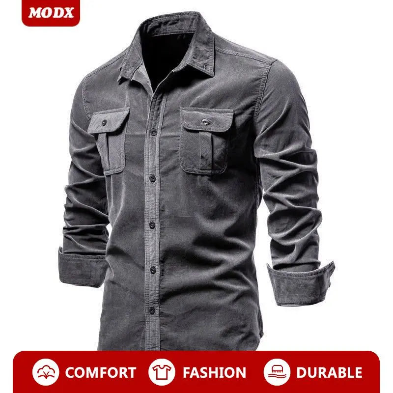 Business Autumn Man Cotton Basic Man Pullover Comfortable Wear