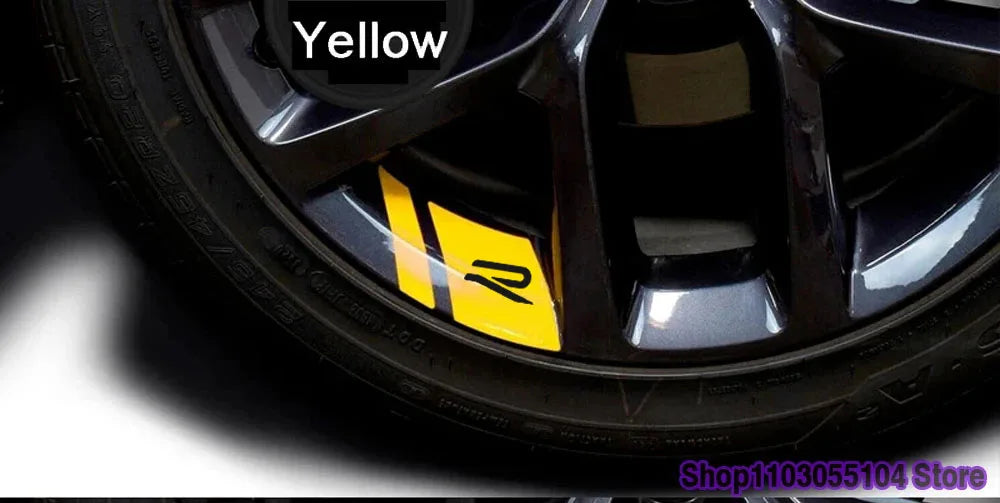 6pcs Reflective Car Wheel Rim Sticker for Volkswagen