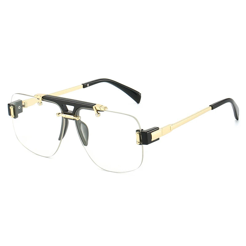 New Square Rimless Sunglasses