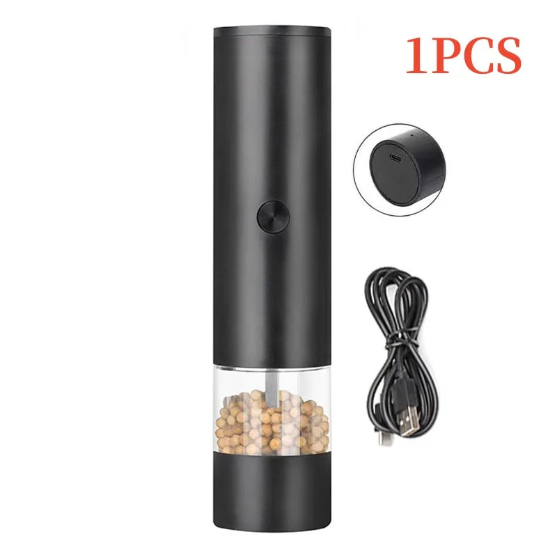 Rechargeable Electric Salt And Pepper Grinder Set